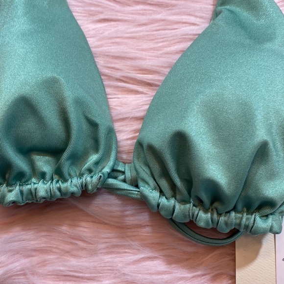 NWT BAOBAB Picura Halter Bikini Top in Pearl sz S - Picture 4 of 10